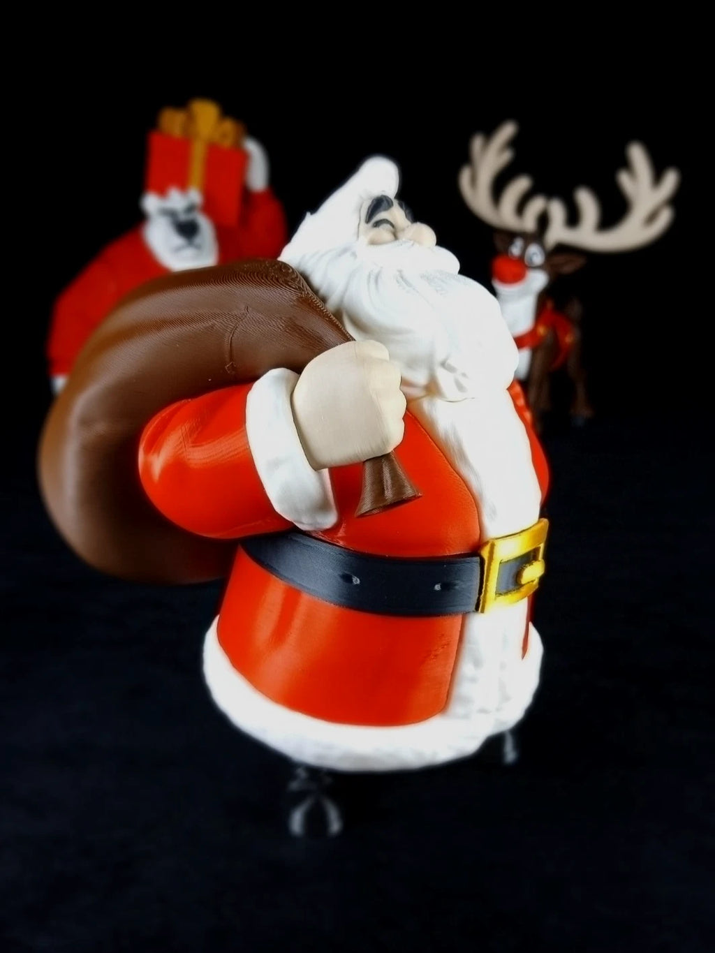 "Claus the eternal" Babbo Natale decorazione natalizia realizzata con stampa 3D