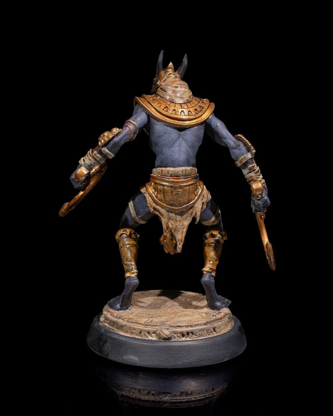 Serie Sands of Time "Jackal Warrior Shyte" Action Figure in resina Kit 75 mm stampa 3D resina
