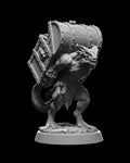 Dragonfolk Carrier Action Figure in resina Kit 75 mm stampa 3D