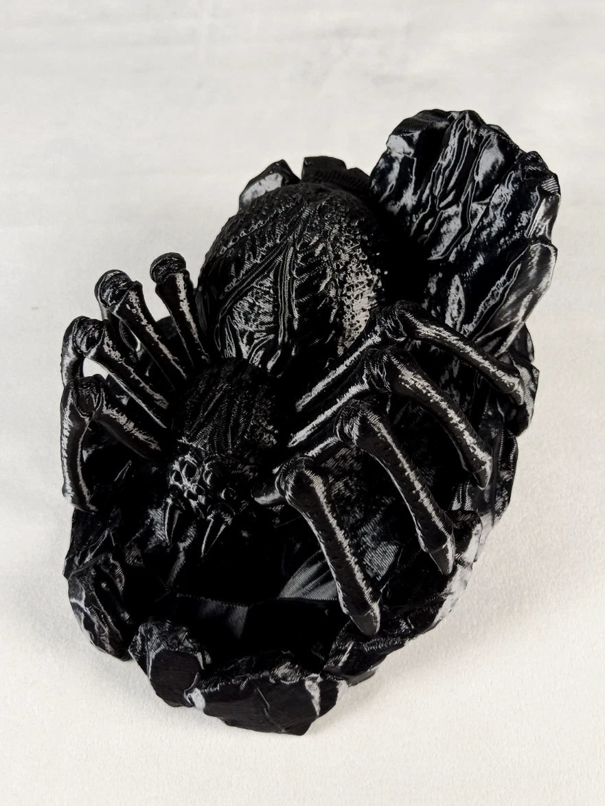The Webspinner, Dice Tower Torre lancia dadi stampa 3D PLA seta Nero