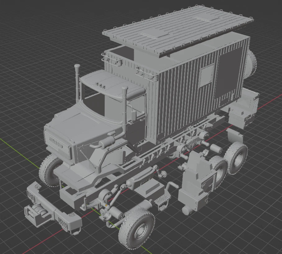 IVECO MAGIRUS 330.30 ANW Overland Kit in resina scala 1:43