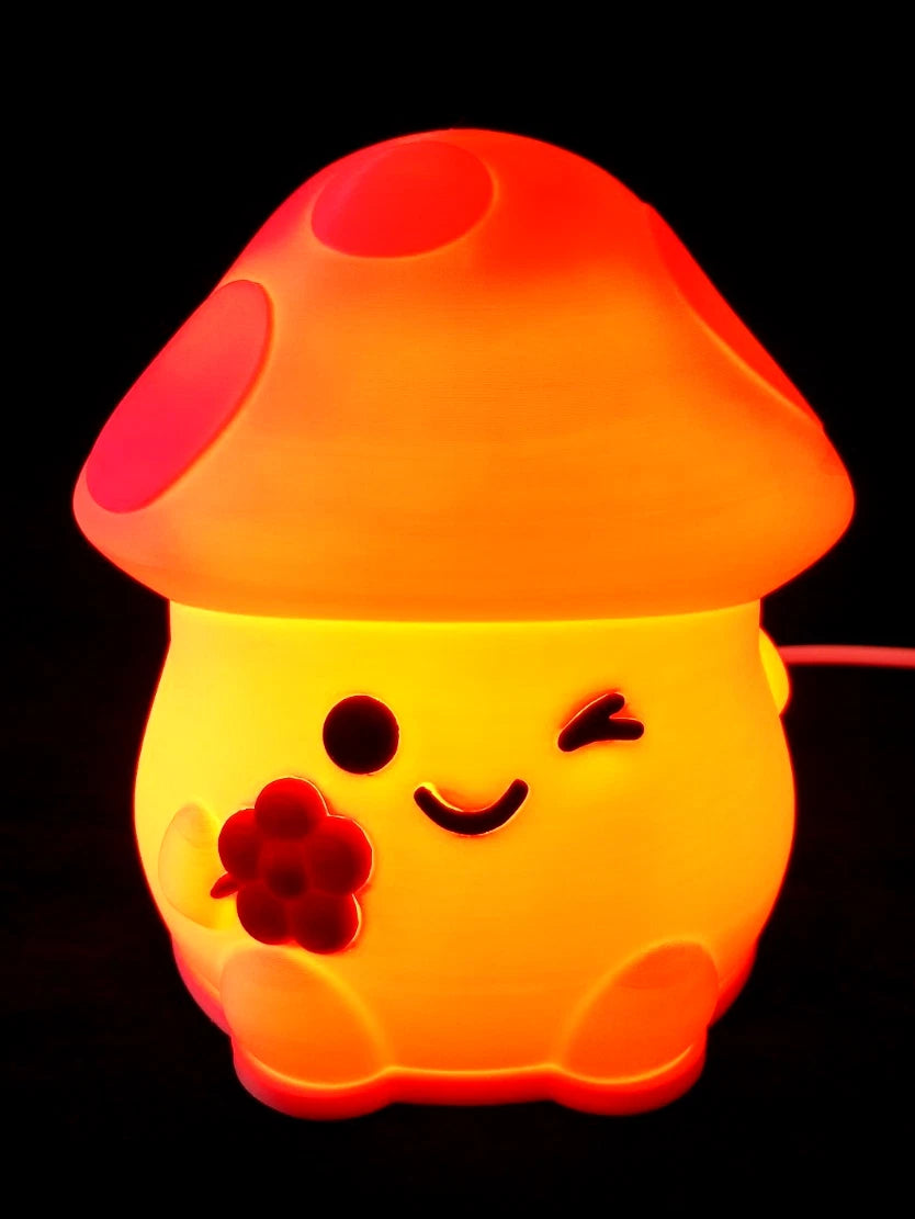 Twilight Spore lampada da tavolo forma di Fungo luminoso rosa luce led G9 220 v