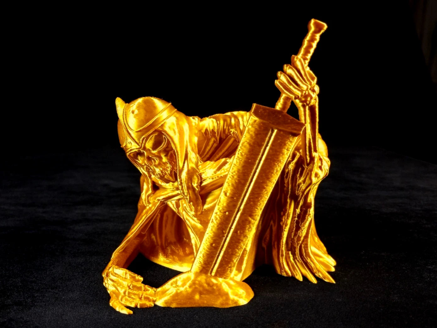 "Roll of Monsters" Rotlord, Dice Tower Torre lanciadadi stampa 3D PLA oro seta