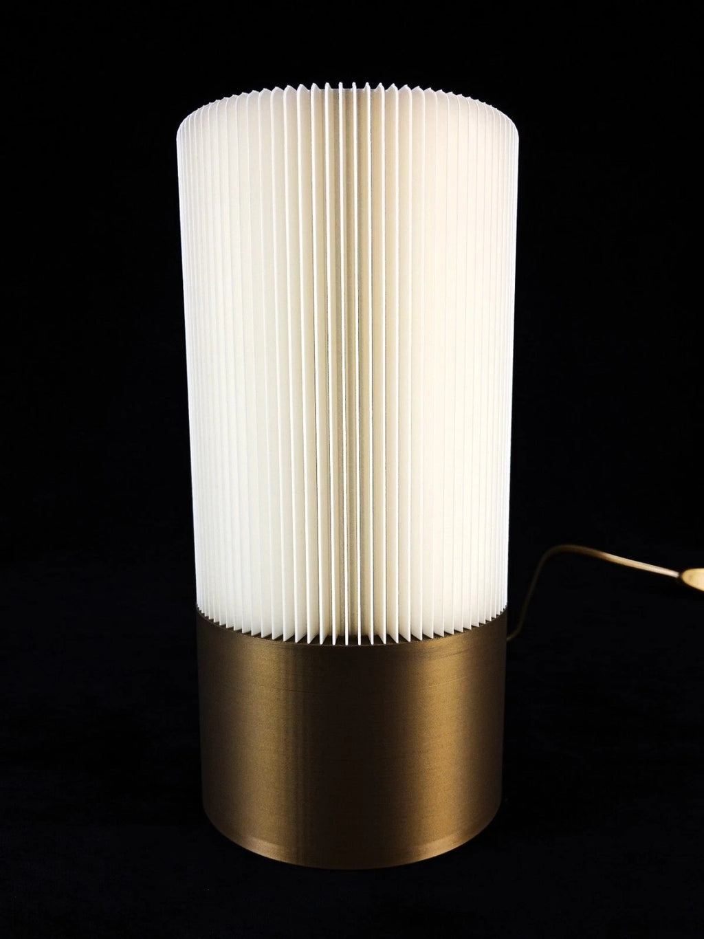 "Forma" Lumaline lampada da tavolo minimal colore bronzo, stampa 3D PLA - PETG