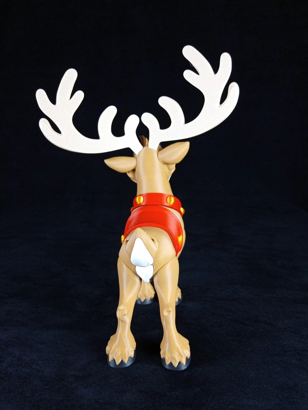 "Rudolph, la Renna dal naso rosso" decorazione natalizia realizzata con stampa 3D a colori