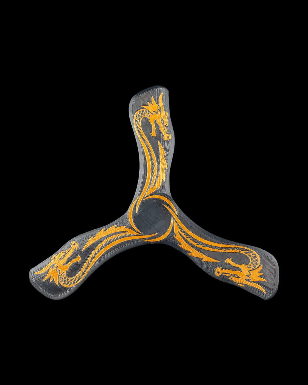 Draconic Boomerang strumento da lancio gioco da esterno stampa 3D in PLA colori
