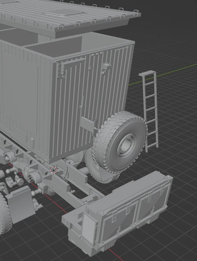 IVECO MAGIRUS 330.30 ANW Overland Kit in resina scala 1:43