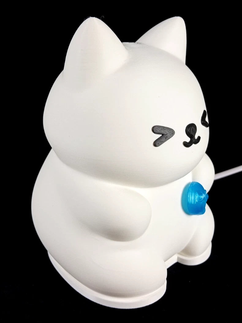 Meow Glow lampada da tavolo a forma di Gatto luminoso bianco luce led G9 220 v