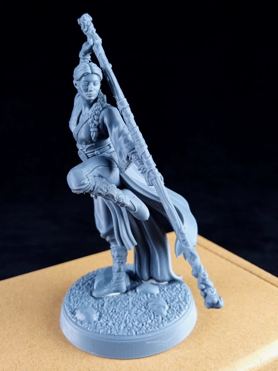 Ayumi, The Enlightened Guide - Hero, Action Figure in resina Kit 75 mm stampa 3D