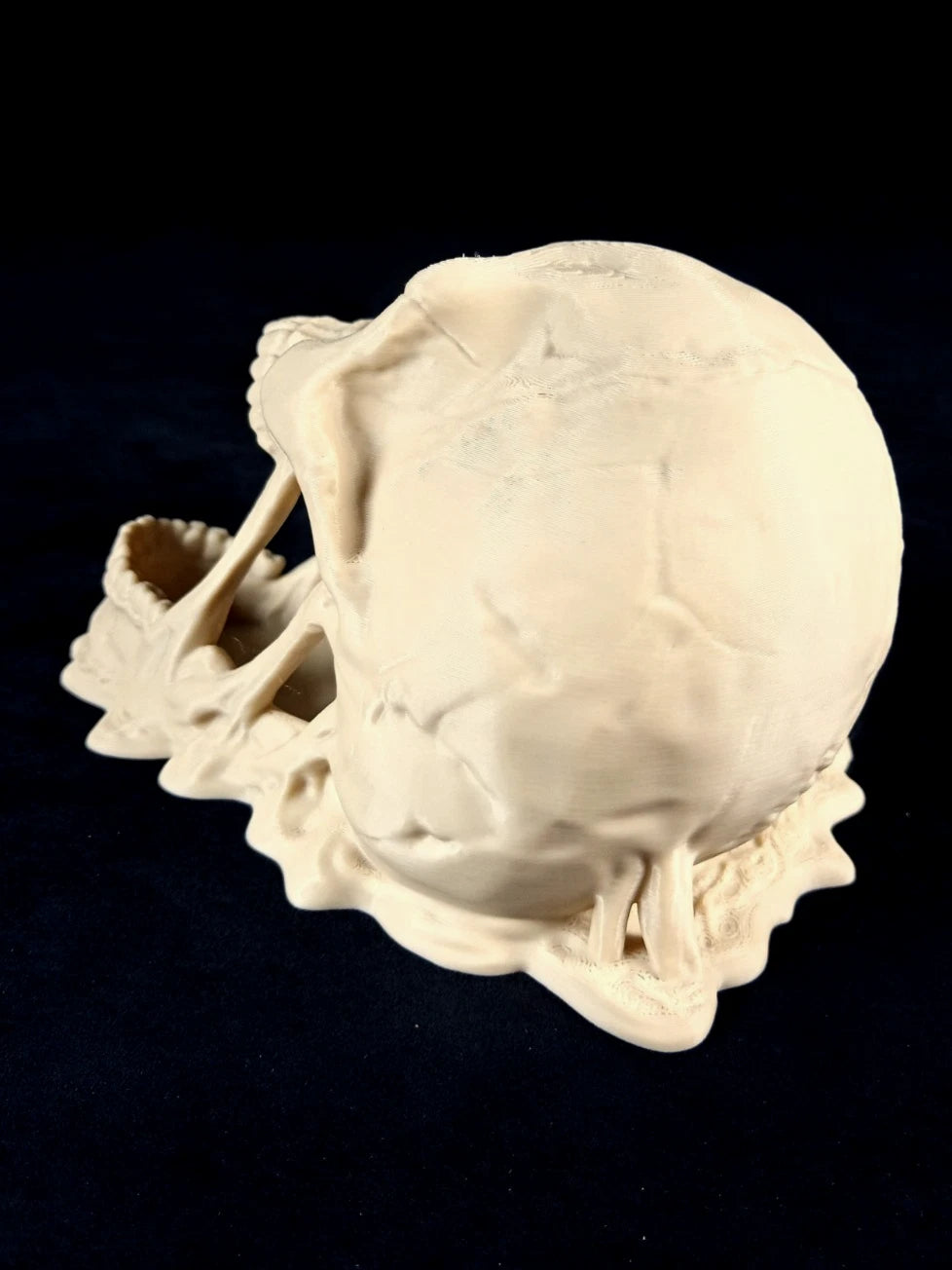 "Roll of Monsters" Doom Skull Dice Tower Torre lanciadadi stampa 3D PLA bianco