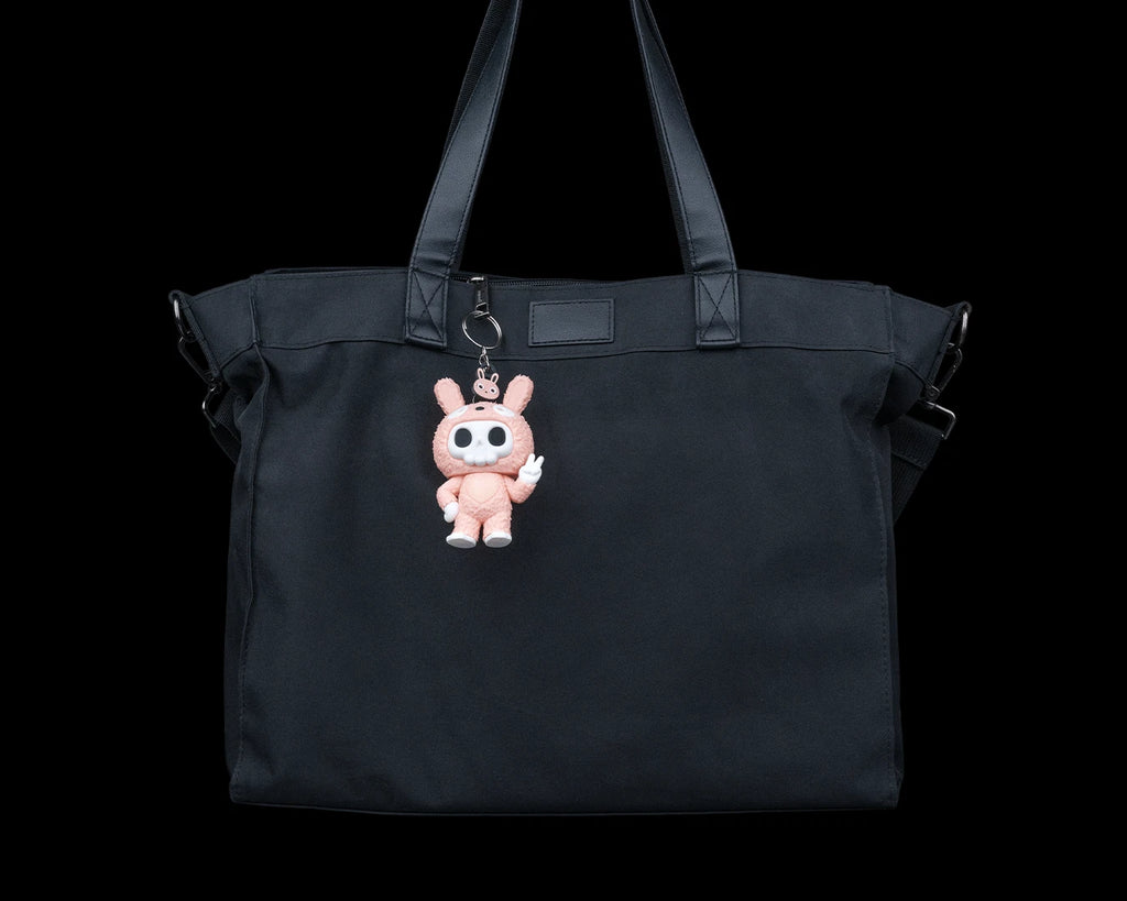 Skubbies "Tuff" portachiavi e personaggio da collezione Stampa 3D PLA a colori con catena e anello con moschettone a molla