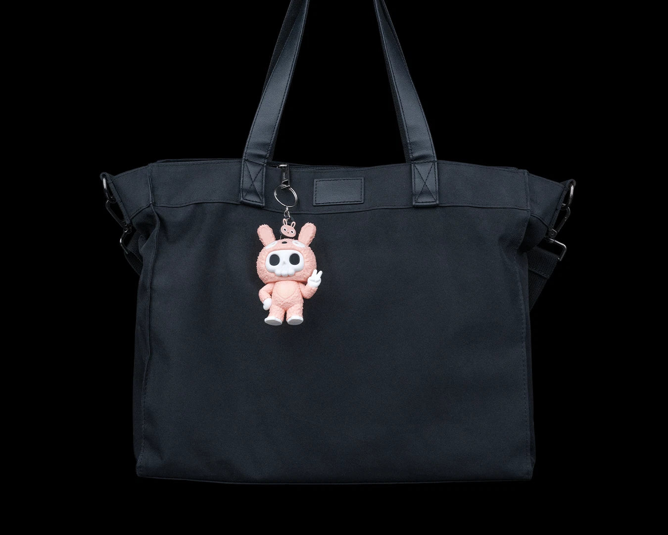 Skubbies "Tuff" portachiavi e personaggio da collezione Stampa 3D PLA a colori con catena e anello con moschettone a molla