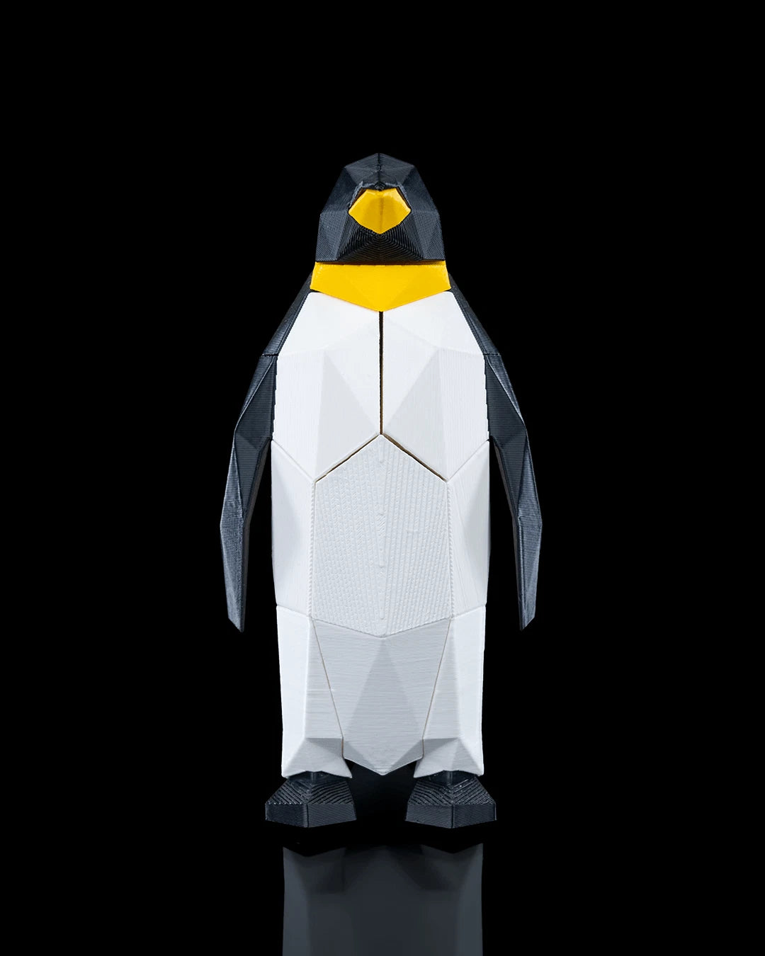Low Poly Animals, Penguin Pinguino, puzzle 3D magnetico da montare stampa in 3D