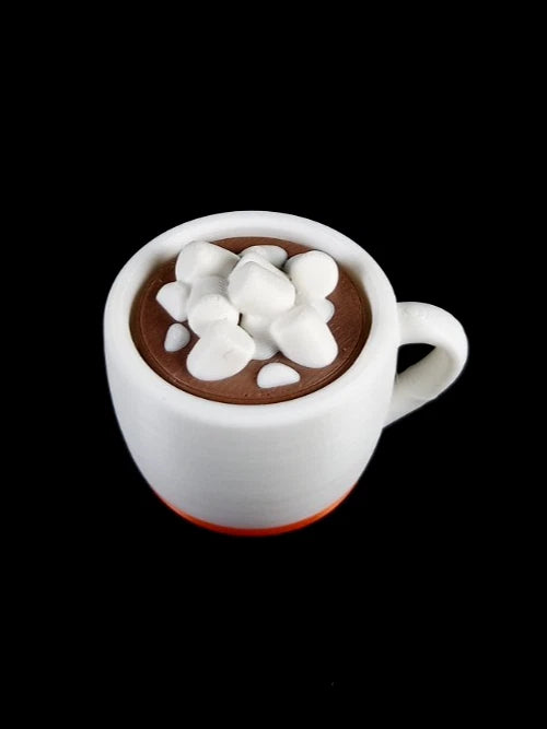 1 Hot Cocoa Mug Clicker Tazzina cliccabil antistress realizzata in stampa 3D