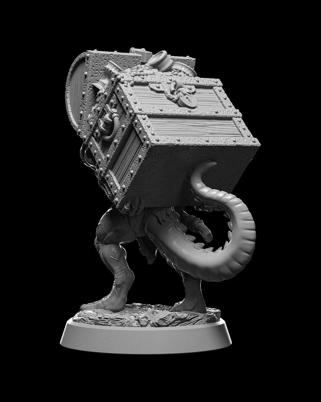 Dragonfolk Carrier Action Figure in resina Kit 75 mm stampa 3D
