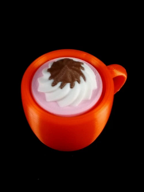 1 Hot Cocoa Mug Clicker Tazzina cliccabil antistress realizzata in stampa 3D