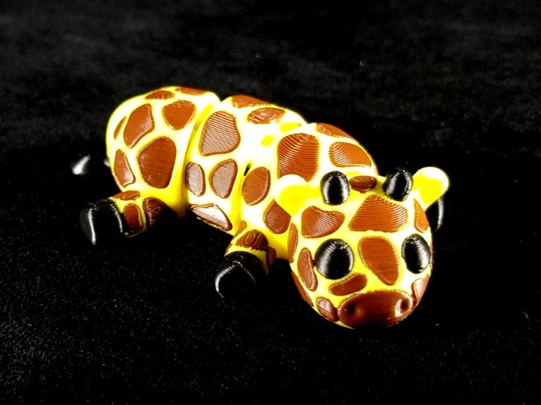 6 piccoli animali selvatici articolati action figure realizzate in stampa 3D