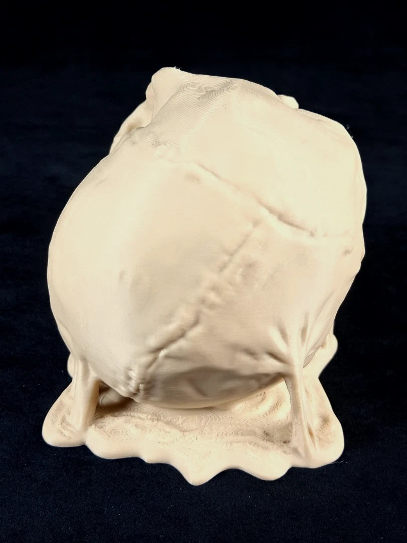 "Roll of Monsters" Doom Skull Dice Tower Torre lanciadadi stampa 3D PLA bianco