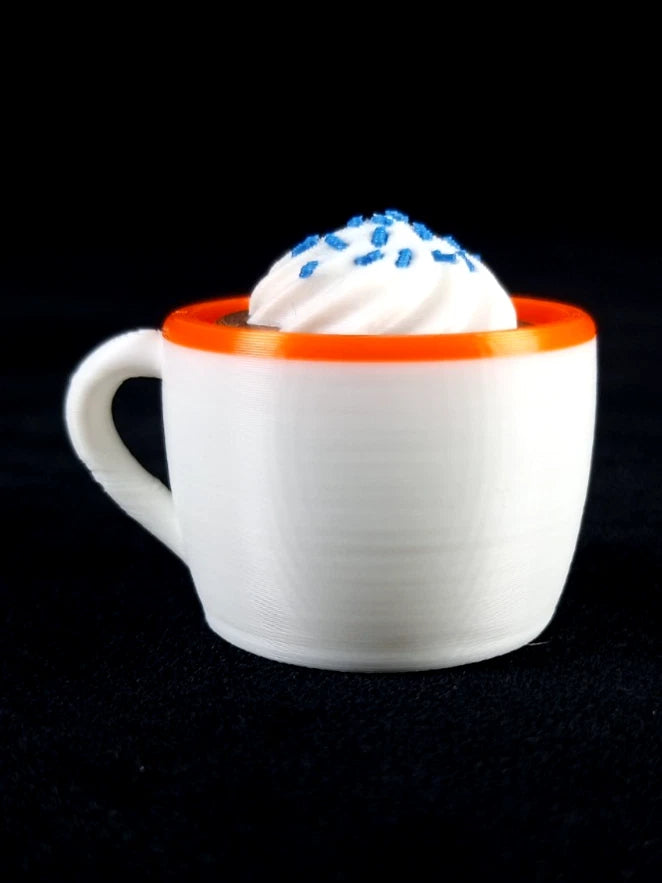 1 Hot Cocoa Mug Clicker Tazzina cliccabil antistress realizzata in stampa 3D