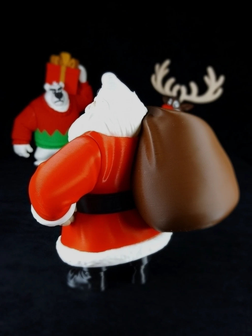 "Claus the eternal" Babbo Natale decorazione natalizia realizzata con stampa 3D