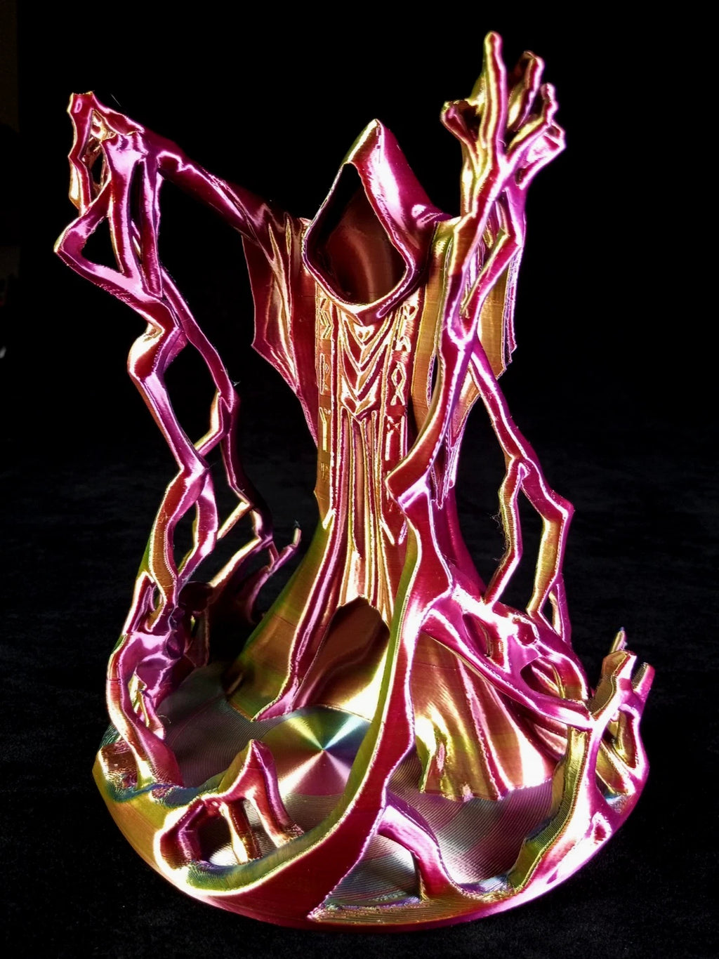 "Behold the Wizard" Dice Tower Torre lanciadadi stampa 3D PLA seta tricolor