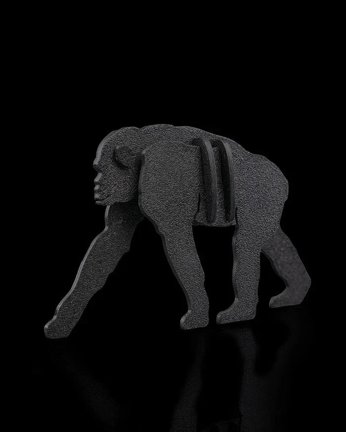 Bonobo (scimpanzé pigmeo) kit di montaggio, puzzle a pannelli stampa 3D a colori