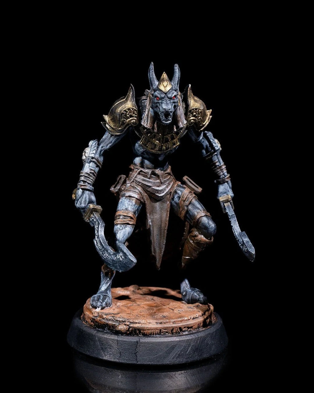 Serie Sands of Time "Jackal Warrior Sword" Action Figure in resina Kit 75 mm stampa 3D resina