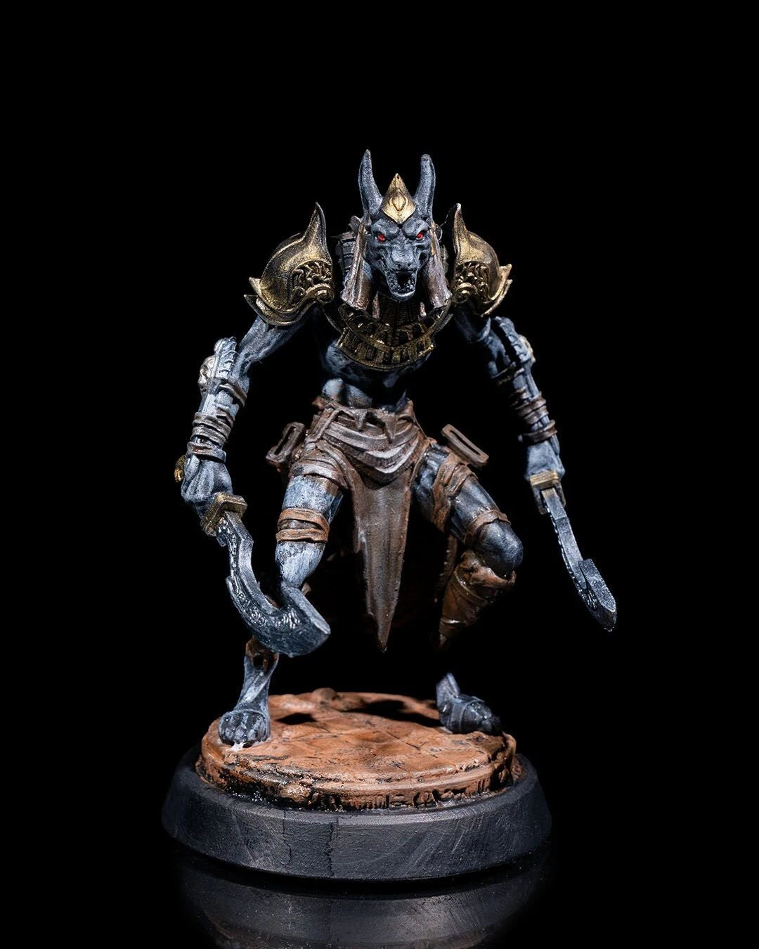 Serie Sands of Time "Jackal Warrior Sword" Action Figure in resina Kit 75 mm stampa 3D resina