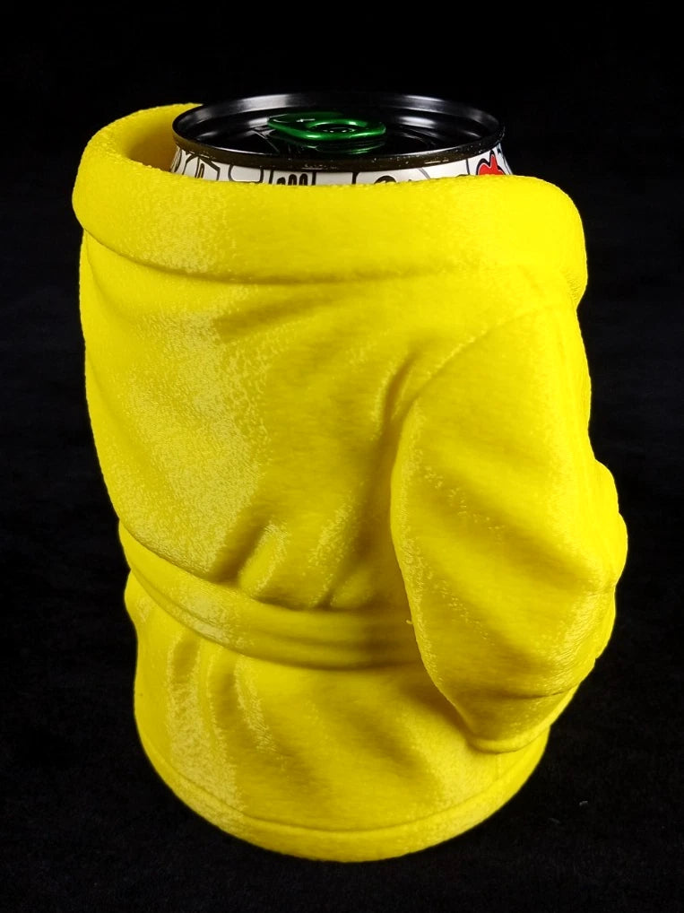 Accappatoio giallo Porta lattine realizzato in PLA con la stampa 3D