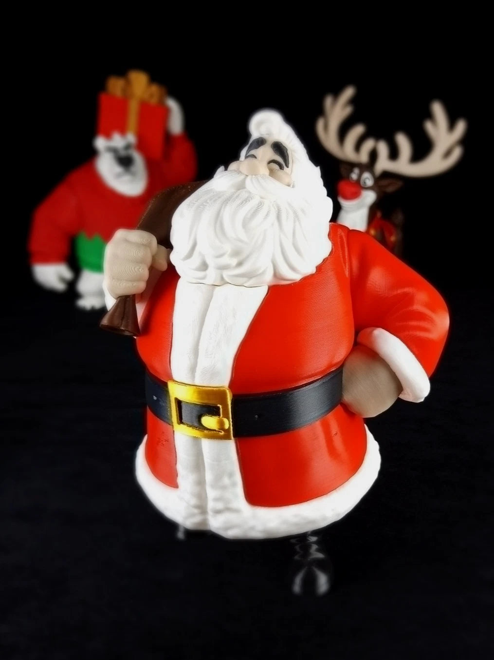 "Claus the eternal" Babbo Natale decorazione natalizia realizzata con stampa 3D