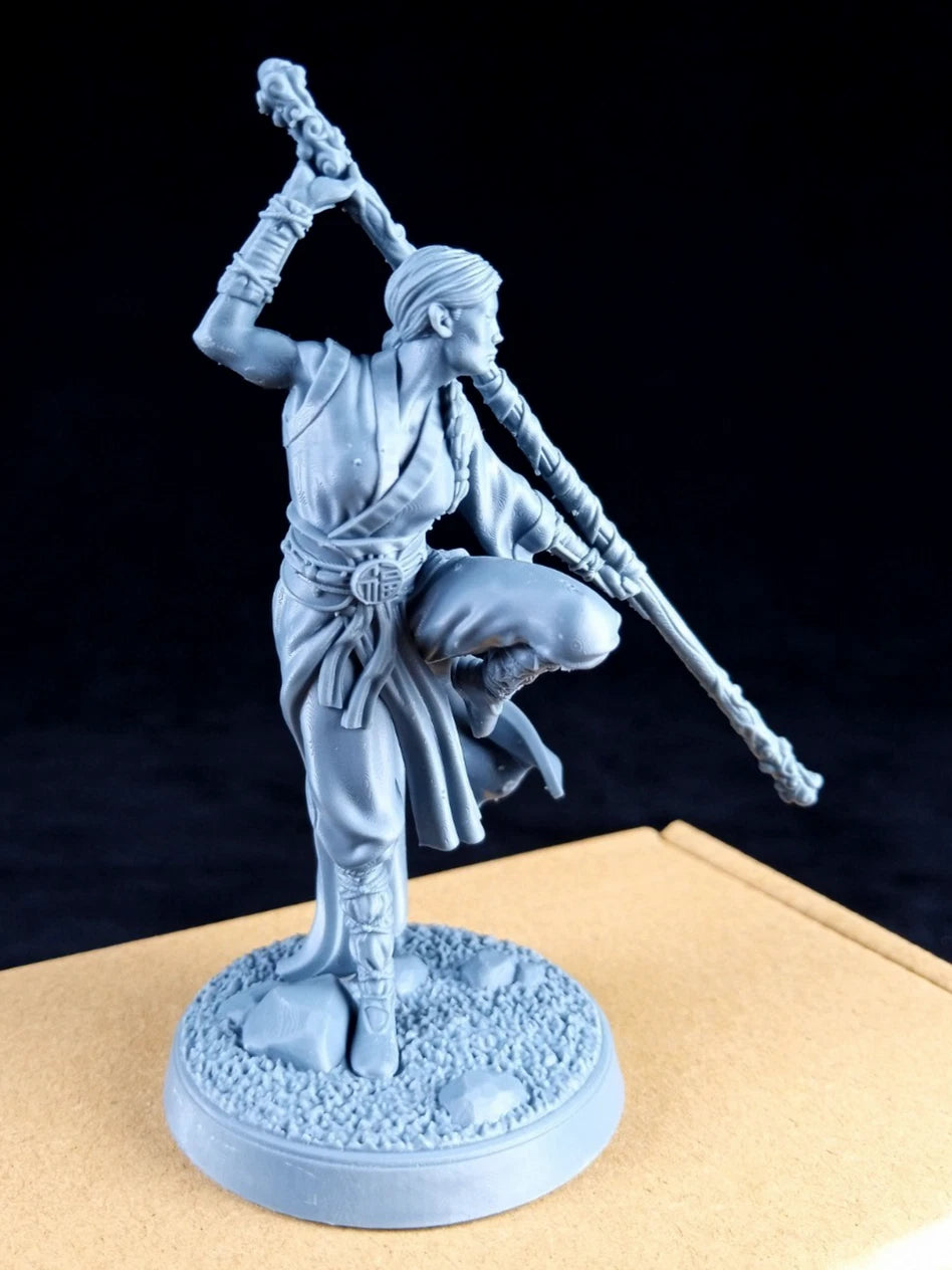 Ayumi, The Enlightened Guide - Hero, Action Figure in resina Kit 75 mm stampa 3D