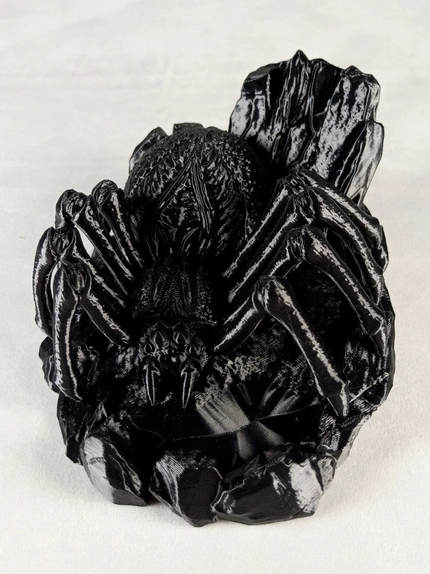 The Webspinner, Dice Tower Torre lancia dadi stampa 3D PLA seta Nero