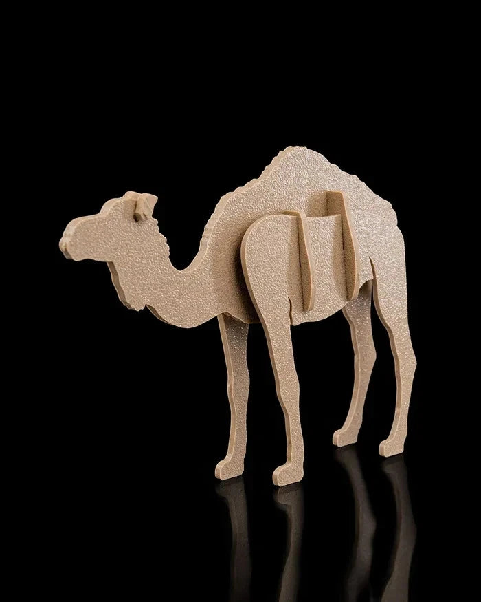 Dromedario kit di montaggio, puzzle a pannelli stampa 3D a colori