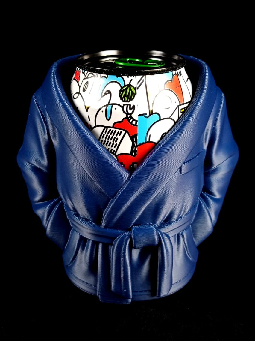 Accappatoio Blu Reale Porta lattine realizzato in PLA con la stampa 3D