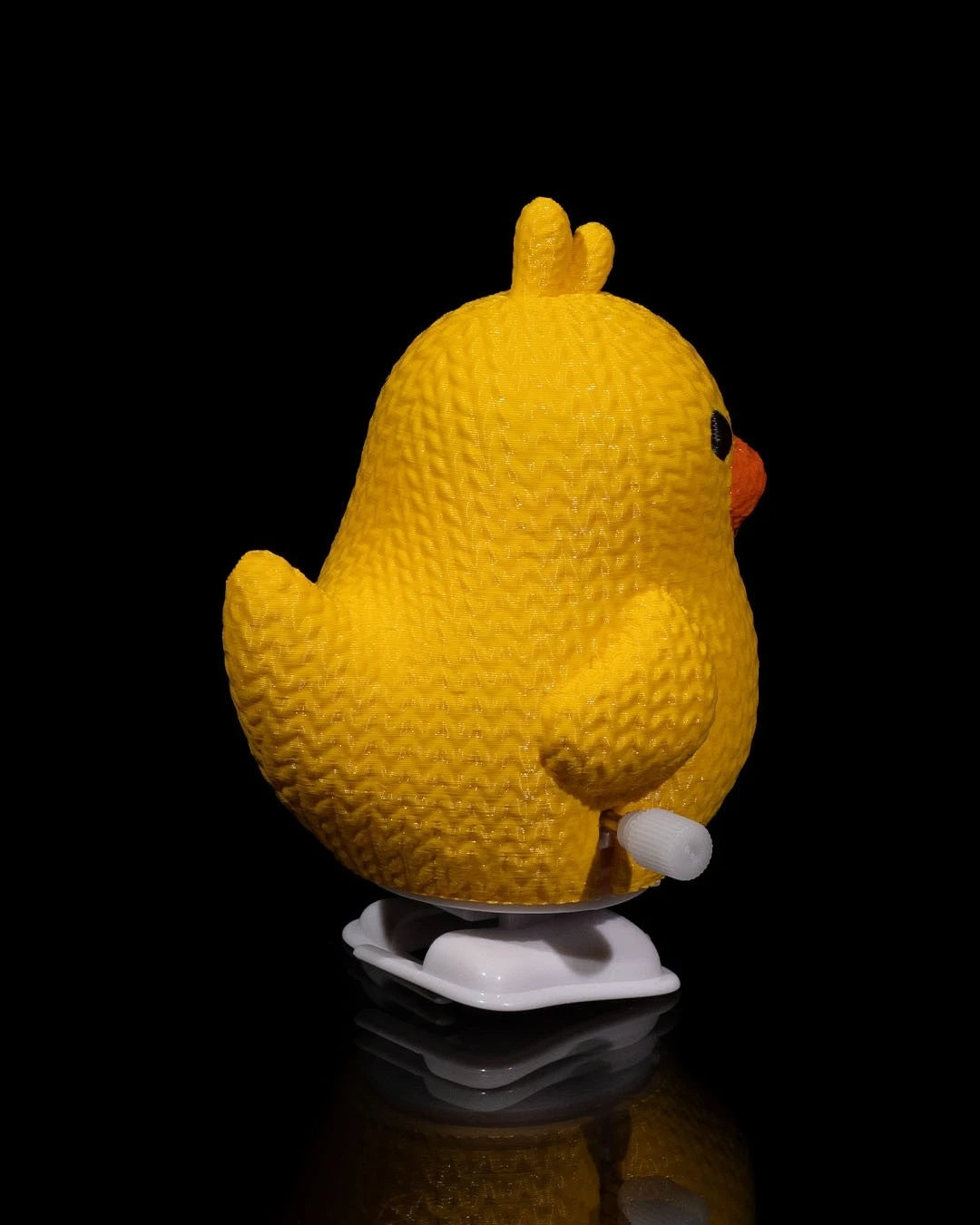 Duck Crochet Toy Anatra che cammina giocattolo meccanico con movimento a carica stampato in 3D a colori