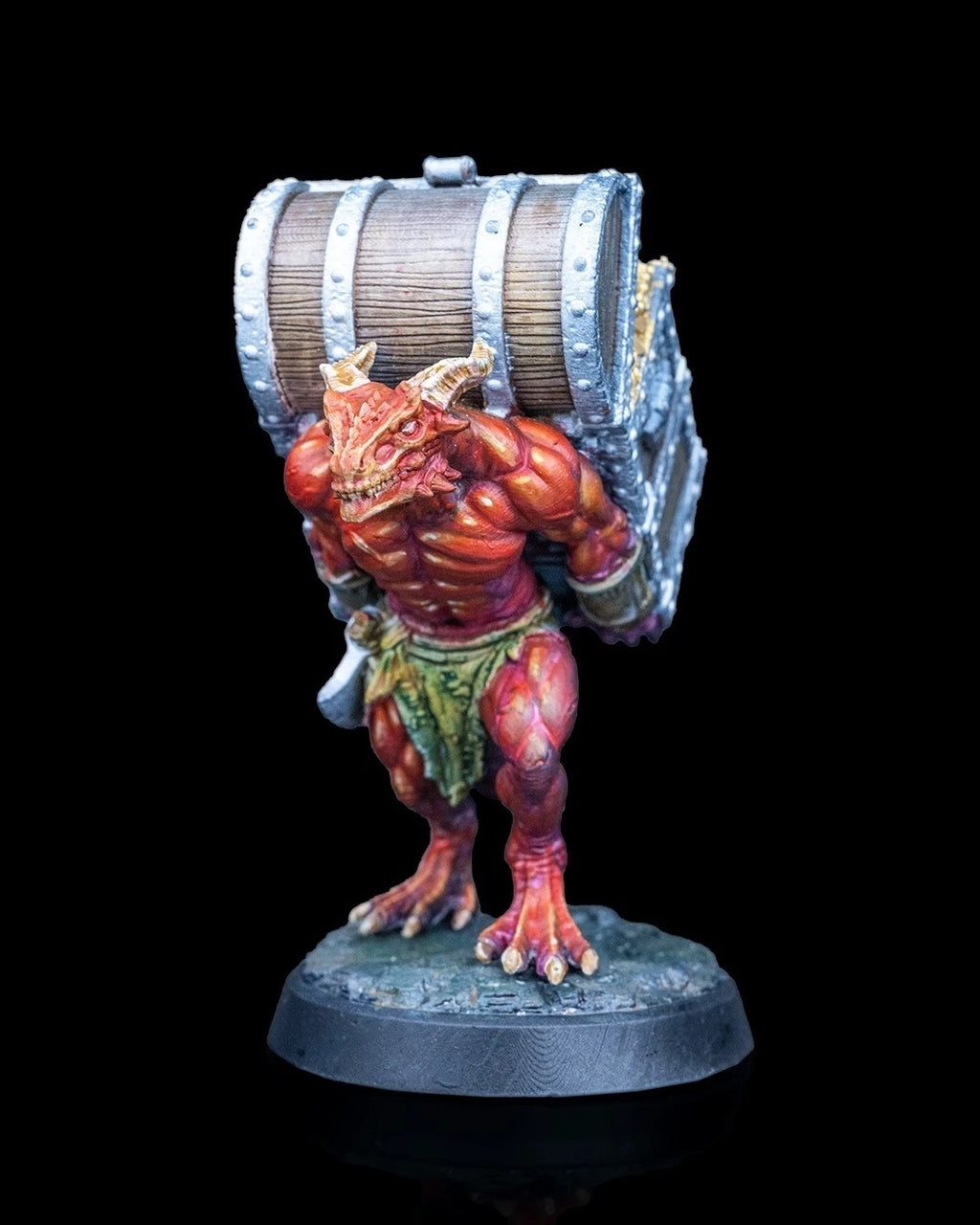 Dragonfolk Carrier Action Figure in resina Kit 75 mm stampa 3D