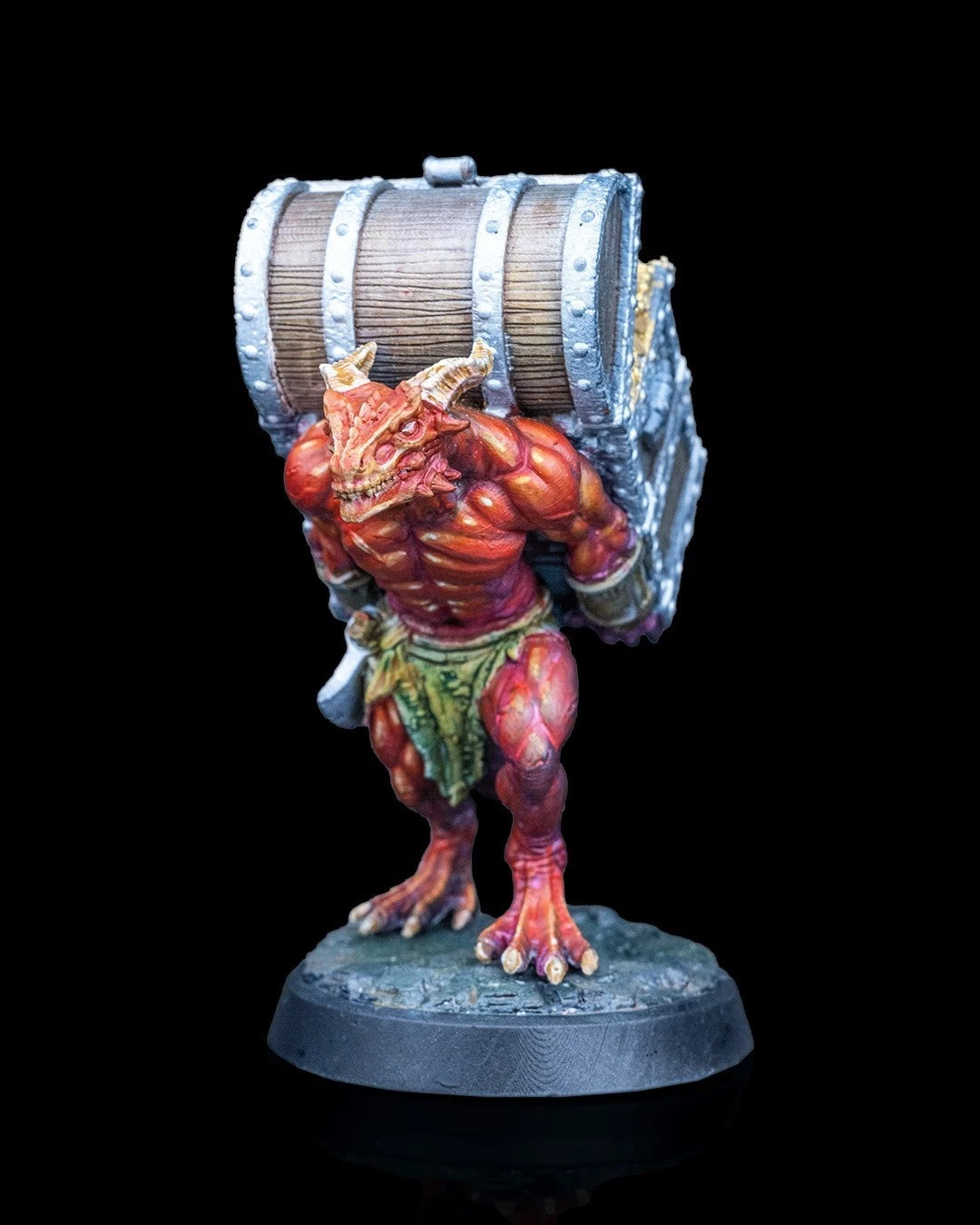 Dragonfolk Carrier Action Figure in resina Kit 75 mm stampa 3D