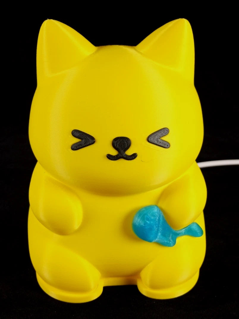 Meow Glow lampada da tavolo a forma di Gatto luminoso giallo luce led G9 220 v
