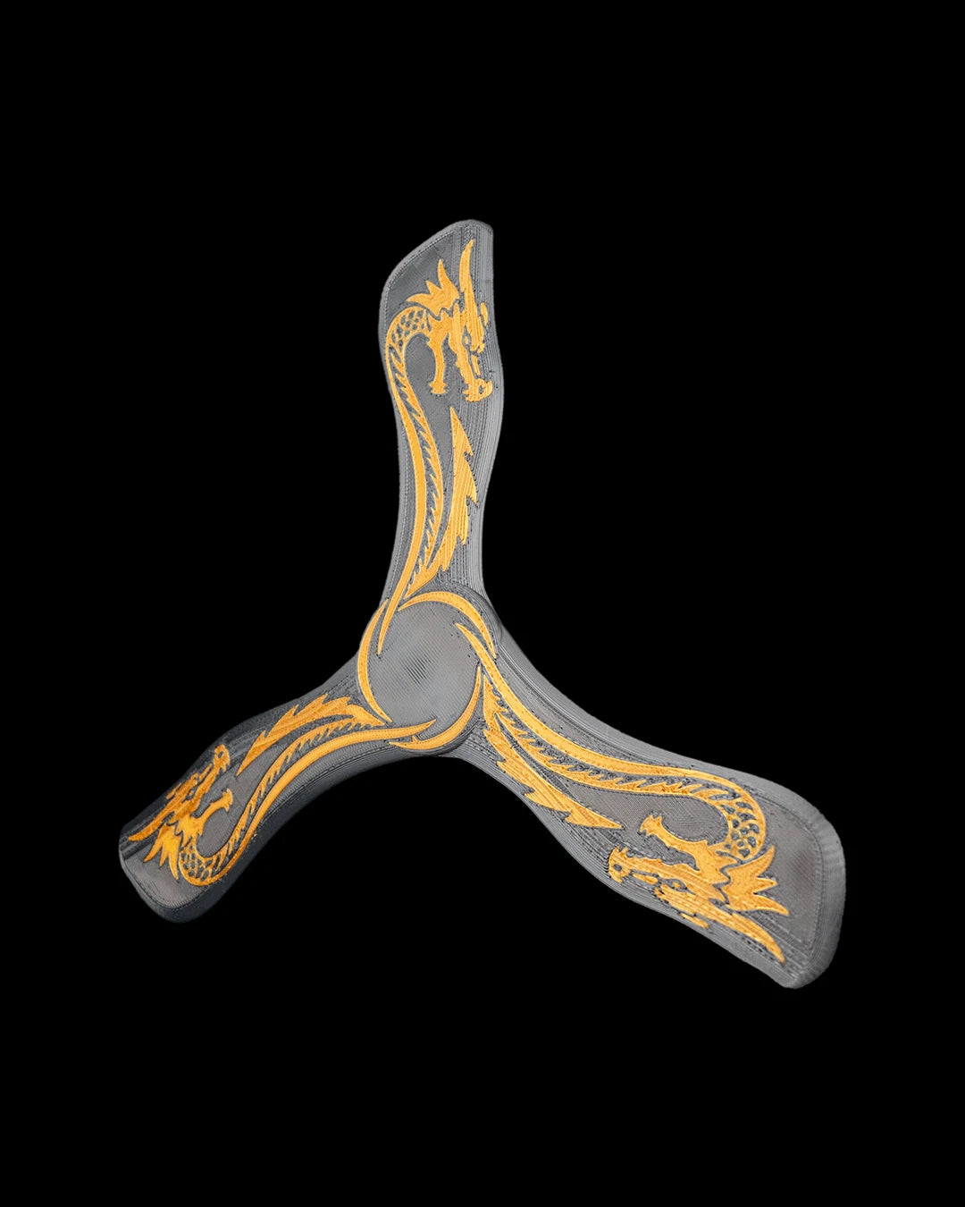 Draconic Boomerang strumento da lancio gioco da esterno stampa 3D in PLA colori