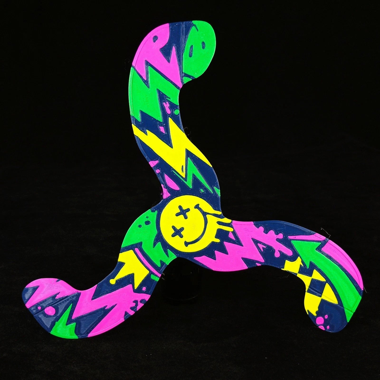 Indoor Boomerang strumento da lancio gioco da interno stampa 3D in PLA colori