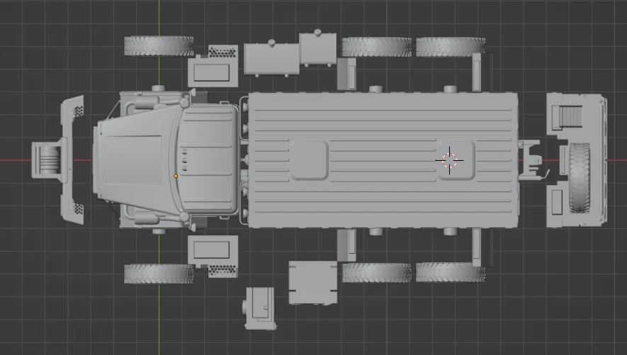 IVECO MAGIRUS 330.30 ANW Overland Kit in resina scala 1:43