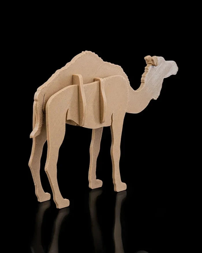 Dromedario kit di montaggio, puzzle a pannelli stampa 3D a colori