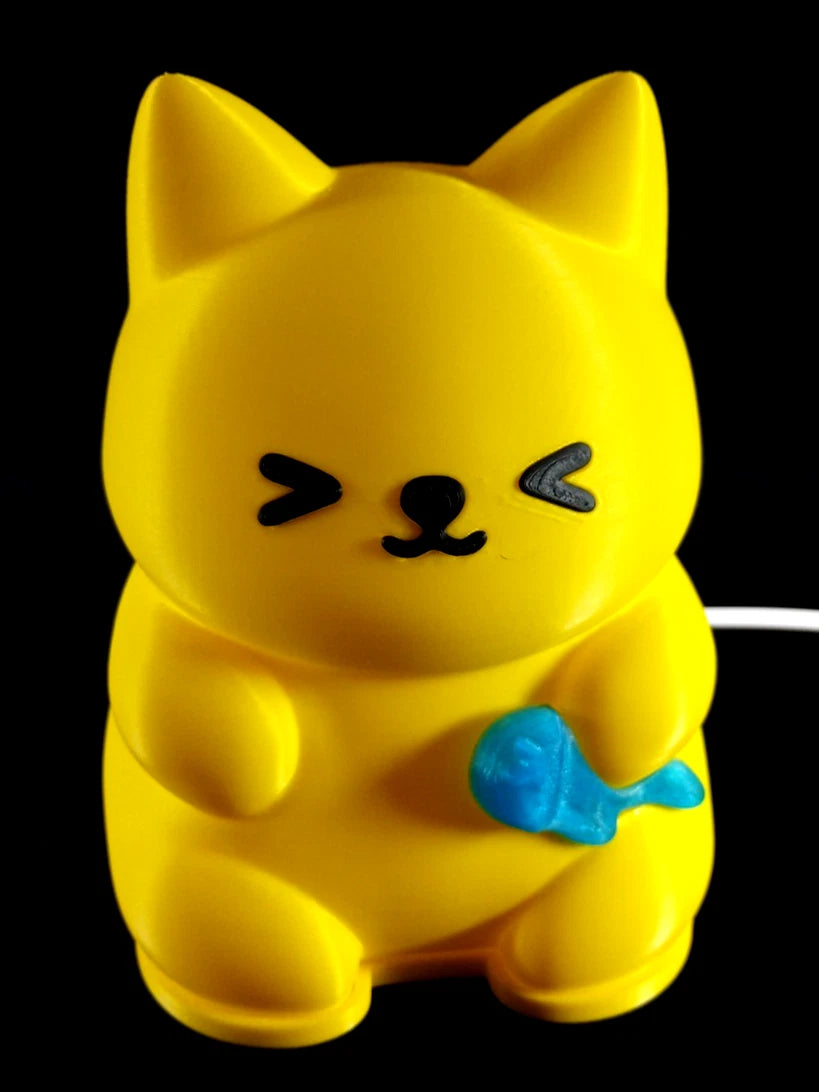 Meow Glow lampada da tavolo a forma di Gatto luminoso giallo luce led G9 220 v