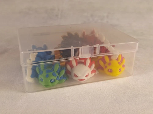 6 Axolotl gioco articolato Wiggly fidget toy realizzati in stampa 3D