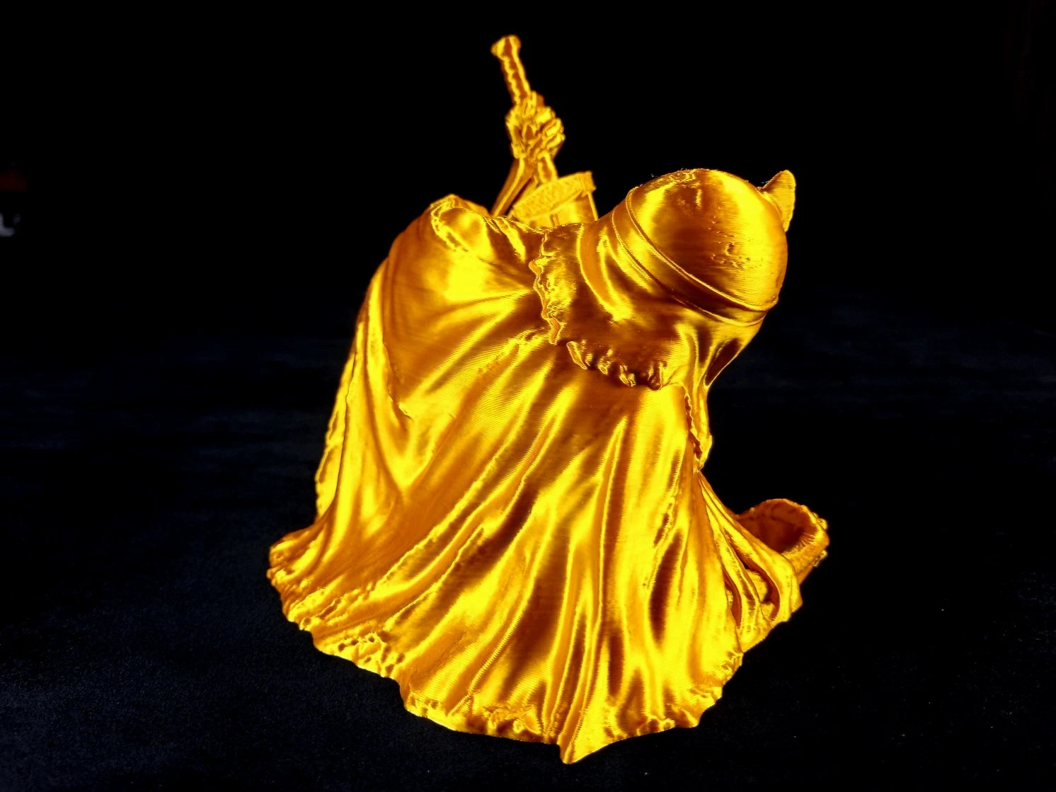 "Roll of Monsters" Rotlord, Dice Tower Torre lanciadadi stampa 3D PLA oro seta