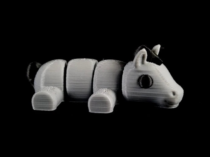 6 piccoli animali domestici articolati action figure realizzate in stampa 3D