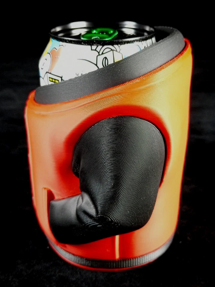 Giacca Universitaria rosso nera Porta lattine realizzata in PLA con la stampa 3D