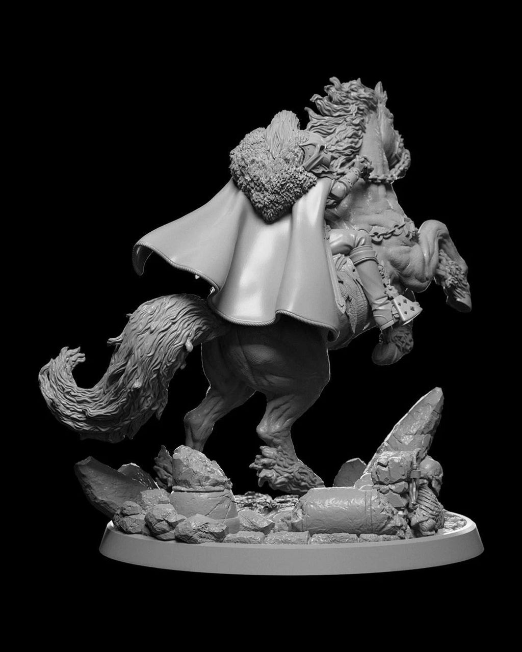 Serie Montblanc Escapade "Vyesant on Nightmare" Action Figure in resina Kit 75 mm stampa 3D