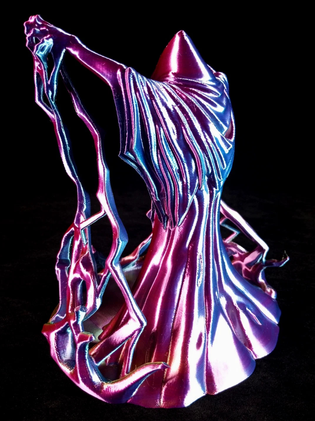 "Behold the Wizard" Dice Tower Torre lanciadadi stampa 3D PLA seta tricolor