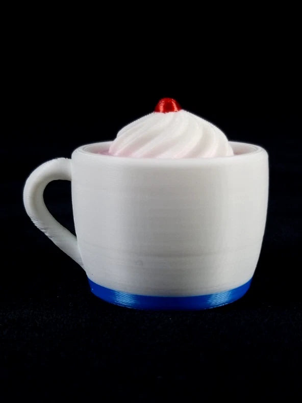 1 Hot Cocoa Mug Clicker Tazzina cliccabil antistress realizzata in stampa 3D